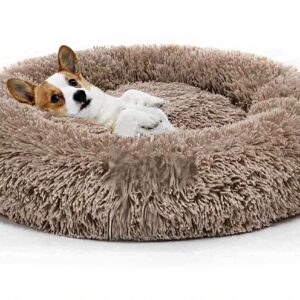 Homay Donut Panier Chien Lavable Orthopédique Grand Chien