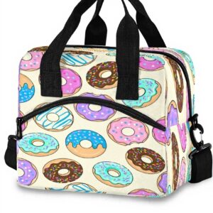 Sac à déjeuner isotherme Mnsruu Donut réutilisable
