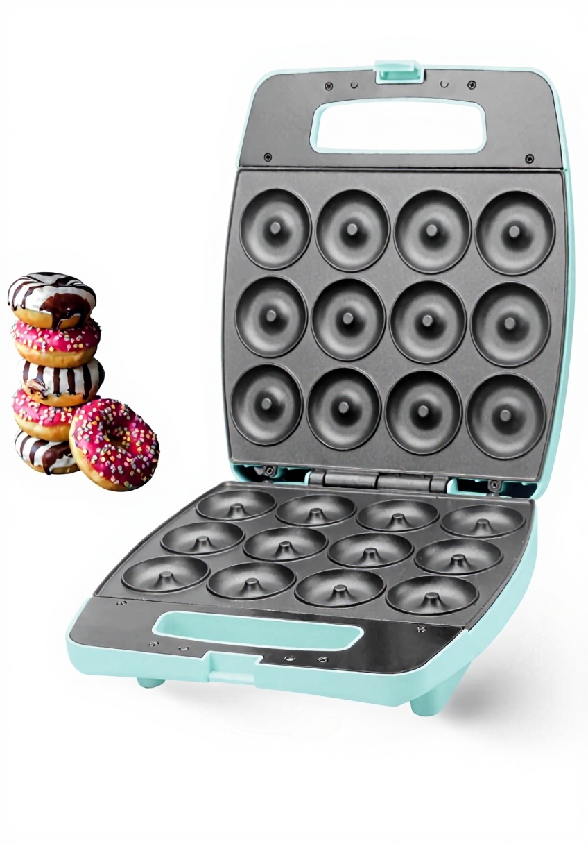 'Machine à donuts Baker's Friend avec 12 mini beignets cuits'